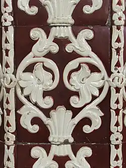 Изразцовый узор на колонне.8 декабря 2023