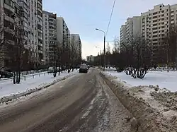 Моршанская улица, вид от Жулебинского бульвара