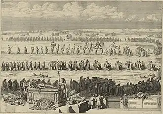 Символические похороны генерал-фельдмаршал Ф. А. Головина. Между 1707 и 1725