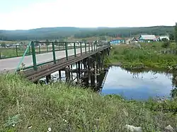 Низовье реки Тор в селе Воскресенское