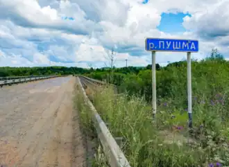 Вид с левого берега Пушмы