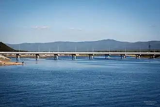 Автомобильный мост в устье реки Турки