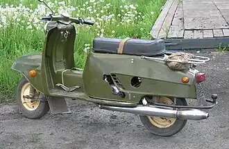 Мотороллер «Турист-200М», СССР (1976 года выпуска).