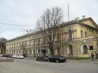 Здание, в котором институт располагался в 1950-1970-х годах