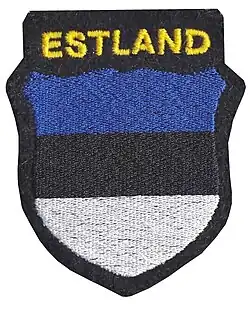 Нарукавная эмблема эстонских добровольцев Люфтваффе