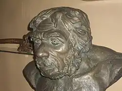 Реконструкция М. М. Герасимова (Биологический музей им. Тимирязева)