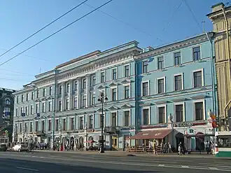 Фасад дома по Невскому проспекту