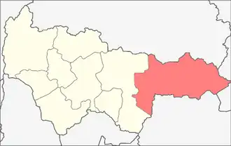 Нижневартовский район на карте