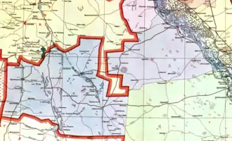 Никольский район на карте