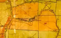 Новосёловка и Покровское на карте 1830&nbsp;г.