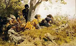 Ночной секрет охотников Кабардинского полка