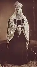 Н. А. Барятинская в карнавальном костюме княгини, 1903 г.