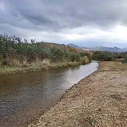 Река Шураозень осенью 2022 года