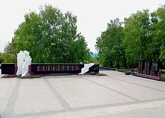 Общий вид на памятники