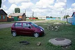 Одна из улиц села Ахмат