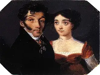 Семён Николаевич и Анастасия Борисовна Озеровы (конец 1810-х — начало 1820-х)