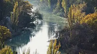 Озеро Старая Кубань между парком «Солнечный остров» и Большим островом