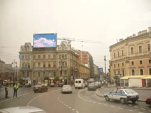 Доходные дома А. Тимофеева. Невский проспект, 87 — Гончарная улица, 2