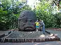 Гигантская каменная голова из Сан-Лоренсо