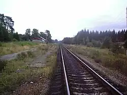 Вид в сторону ст. Леппясюрья, 2008 год.