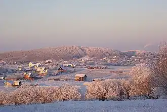 Ореховая Гора зимой, вид с горы Кирхгоф
