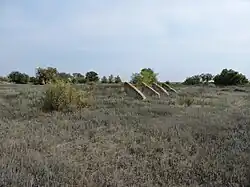 Руины загонов на окраине