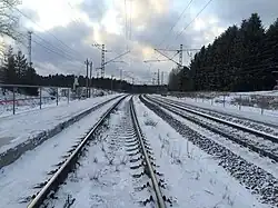 Вид в сторону ст. Деревянка.