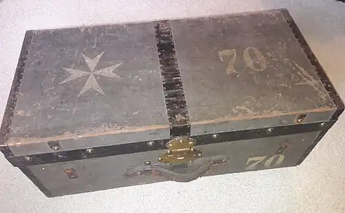 Офицерский сундук-кофр, времен первой и второй мировой войны.