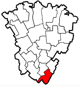 Очеретоватский сельский совет на карте