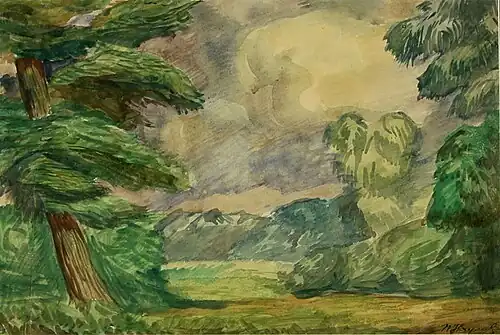 Лесной пейзаж, 1899