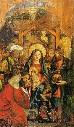 «Поклонение волхвов» из в. Дрисвяты, после 1514