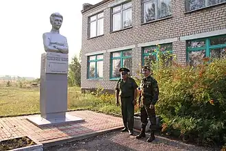 Памятник писателю А.&nbsp;С.&nbsp;Неверову в селе Новиковка Старомайнского района Ульяновской области.