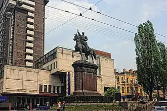 Памятник Щорсу в Киеве (установлен в 1954 году, демонтирован в 2023 году)