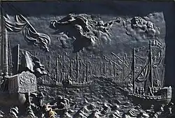 Барельеф «Битва при Гангуте»