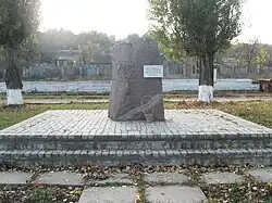 Памятник воинам Второй мировой войны на территории станции