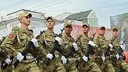 Стрелки 126-я отдельной бригады береговой обороны