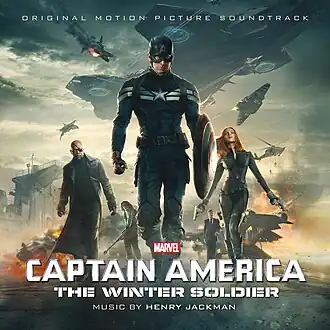Обложка альбома Генри Джекмана «Captain America: The Winter Soldier (Original Motion Picture Soundtrack)» (2014)