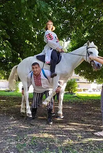 Перенос коня вместе с всадником общим весом 622кг