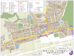 План посёлка аэропорта Шереметьево