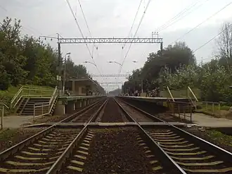 Пассажирские платформы ст. Чертаново