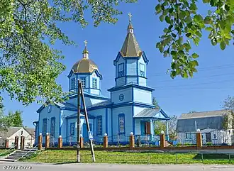 Деревянная Покровская церковь