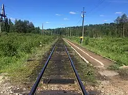 Вид в сторону рзд. Веркко.