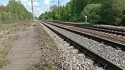 Старая платформа. Вид в сторону ст. Заостровье.