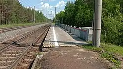 Вид в сторону ст. Заостровье.