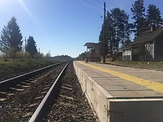 Вид в сторону ст. Кузнечное.