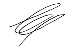 Изображение автографа