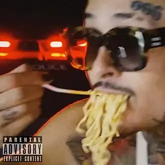 Обложка сингла Моргенштерна «Пойдёт» (2023)