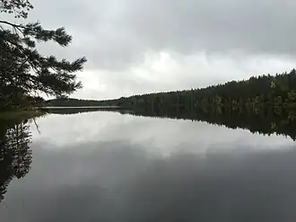 Вид с северо-западного берега