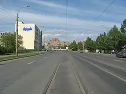 Политехническая улица близ площади Мужества