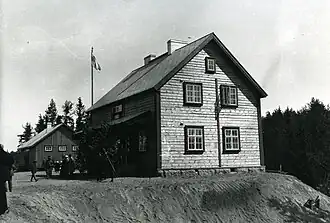 Вокзал ст. Kaislahti. 1925 год. Сгорел во время Зимней Войны .